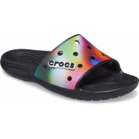 Classic Crocs Solarized Slide - Black/Multi (2)