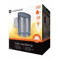 Solární Nástěnné Svítidlo LED Stříbrná [4]