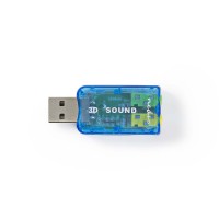 Zvuková karta | 5.1 | USB 2.0 | Připojení mikrofonu: 1x 3.5 mm | Připojení náhlavní soupravy: 3.5 mm Male [2]