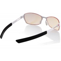 AROZZI herní brýle VISIONE VX-500 White/ bíločerné obroučky/ jantarová skla [3]