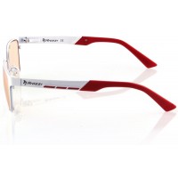 AROZZI herní brýle VISIONE VX-800 White/ bíločervené obroučky/ jantarová skla [4]