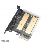 AKASA adaptér M.2 do PCIex s chladičem RGB [2]
