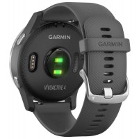 GARMIN chytré sportovní GPS hodinky vívoactive4 Silver/Gray Band [1]