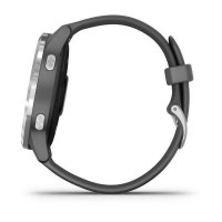 GARMIN chytré sportovní GPS hodinky vívoactive4 Silver/Gray Band [3]