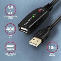 AXAGON ADR-210, USB2.0 aktivní prodlužovací / repeater kabel, 10m [5]