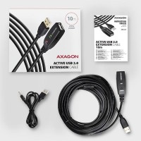AXAGON ADR-210, USB2.0 aktivní prodlužovací / repeater kabel, 10m [6]