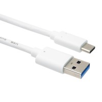 PremiumCord kabel USB-C - USB 3.0 A (USB 3.2 generation 2, 3A, 10Gbit/s)  3m bílá [1]