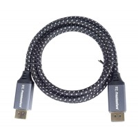 PremiumCord DisplayPort 1.4 přípojný kabel, kovové a zlacené konektory, 3m [1]
