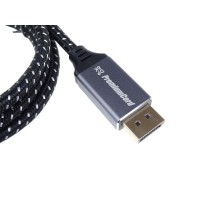 PremiumCord DisplayPort 1.4 přípojný kabel, kovové a zlacené konektory, 3m [3]