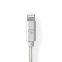 Lightning Kabel | USB 2.0 | Apple Lightning 8pinový | USB-A Zástrčka | 480 Mbps | Pozlacené | 1.00 m | Kulatý | Nylon /  [5]