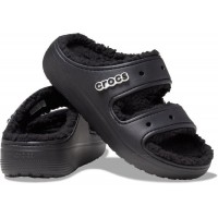 Crocs Classic Cozzzy Sandal  - Black (1)