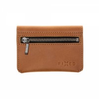 Kožená peněženka FIXED Tripple Wallet for AirTag z pravé hovězí kůže, hnědá [2]