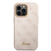 Guess PC/TPU 4G Metal Camera Outline Zadní Kryt pro iPhone 14 Pro Max Pink [1]