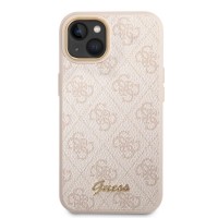 Guess PC/TPU 4G Metal Camera Outline Zadní Kryt pro iPhone 14 Plus Pink [1]