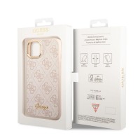 Guess PC/TPU 4G Metal Camera Outline Zadní Kryt pro iPhone 14 Plus Pink [5]