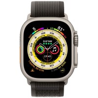 Apple Watch Ultra GPS + Cellular, 49mm Titanium Case with Black/Gray Trail Loop - S/M [1]