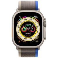 Apple Watch Ultra GPS + Cellular, 49mm Titanium Case with Blue/Gray Trail Loop - S/M [1]