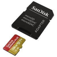 SanDisk Extreme PLUS/micro SDXC/128GB/200MBps/UHS-I U3 / Class 10/+ Adaptér [2]