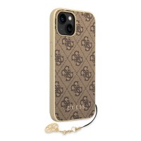 Guess 4G Charms Zadní Kryt pro iPhone 14 Plus Brown [2]