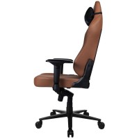 AROZZI herní židle PRIMO Full Premium Leather Brown/ 100% přírodní italská kůže/ hnědá [1]
