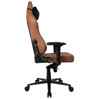 AROZZI herní židle PRIMO Full Premium Leather Brown/ 100% přírodní italská kůže/ hnědá [5]