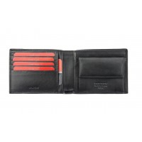 Kožená peněženka Pierre Cardin TILAK38 8805 - černá/červená )3)
