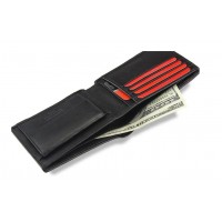 Kožená peněženka Pierre Cardin TILAK38 8805 - černá/červená (1)