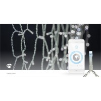 SmartLife Dekorativní LED | Rampouch | Wi-Fi | Studená Bílá | 240 LED's | 5.00 m | Android™ / IOS [13]