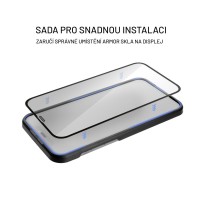 Prémiové ochranné tvrzené sklo FIXED Armor s aplikátorem pro Apple iPhone 14 Plus/13 Pro Max, černé [4]