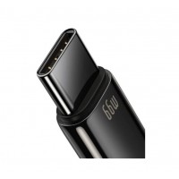 Baseus CATWJ-C01 Tungsten Gold Kabel USB-C 66W 2m Black [1]