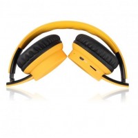 Bluetooth sluchátka ALIGATOR AH02, hořčicově žlutá [1]