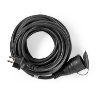 Prodlužovací kabel M - F | Typ F (CEE 7/7) | Zásuvka typu F | 15.0 m | 3680 W | 250 V AC 50/60 Hz | Typ uzemnění: Boční  [2]