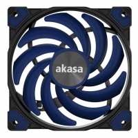 přídavný ventilátor Akasa 12 cm Alucia XS12 modrý [1]