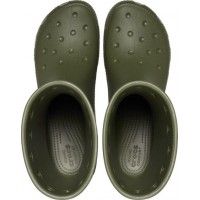 Crocs Classic Rain Boot - Army Green, M5W7 (37-38) (5)