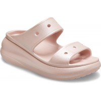 Crocs Classic Crush Shimmer Sandal - Pink Clay (5)