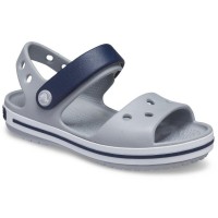 Crocs Crocband Sandal Kids - Light Grey/Navy (5)
