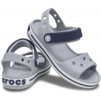 Crocs Crocband Sandal Kids - Light Grey/Navy (3)