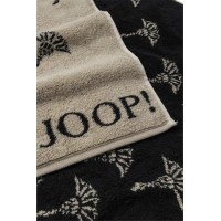 Ručník JOOP! Select Faded Cornflower, 50 x 100 cm - Ebony (černo-béžová) (2)