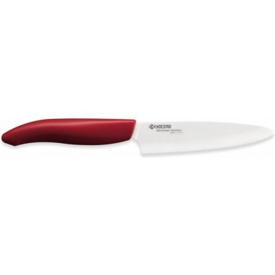 Keramický nůž Kyocera FK-110WH-RD 11 cm, - Červená