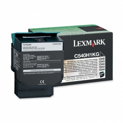 Černá tonerová kazeta Lexmark C540/x544 (1.000 stran) - Originální