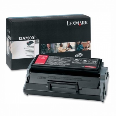 Černá tonerová kazeta Lexmark E321/E323 (6.000 stran) - Originální
