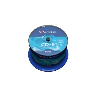 Média CD-R Verbatim 700MB/80min, 52x, Spindl, 50ks