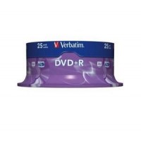 Verbatim DVD+R(25-Pack)Spindle/AZO/Matt Silver/16x/4,7GB