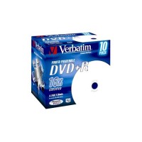 Média DVD+R Verbatim 4.7GB 16x, Printable,Box-10ks