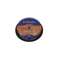 Média DVD-R Verbatim 4.7GB 16x, CakeBox, 10 kusů