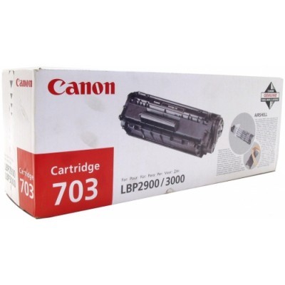 Černá tonerová kazeta Canon (CRG 703) pro LBP-2900/3000 - Originální