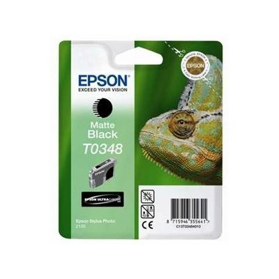 Matná, černá inkoustová kazeta EPSON pro Stylus Photo 2100 (T0348) - Originální