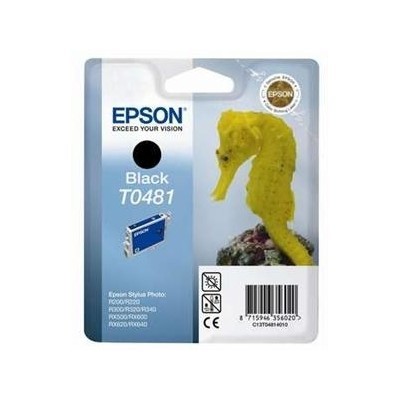 Černá inkoustová kazeta EPSON  T0481 pro (RX500 / RX600) - Originální