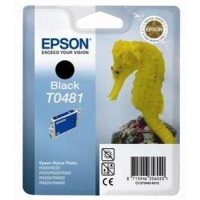 Černá inkoustová kazeta EPSON  T0481 pro (RX500 / RX600) - Originální