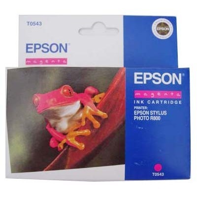 Purpurová inkoustová kazeta Epson pro Stylus Photo R800 (T0543) - Originální